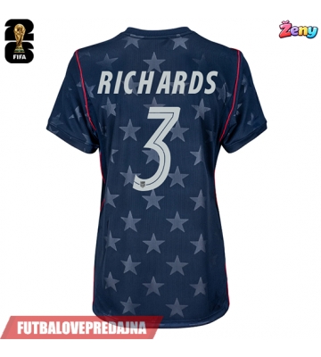 Lacne Ženy Futbalové dres Spojené štáty Chris Richards #3 MS 2026 Krátky Rukáv - Preč